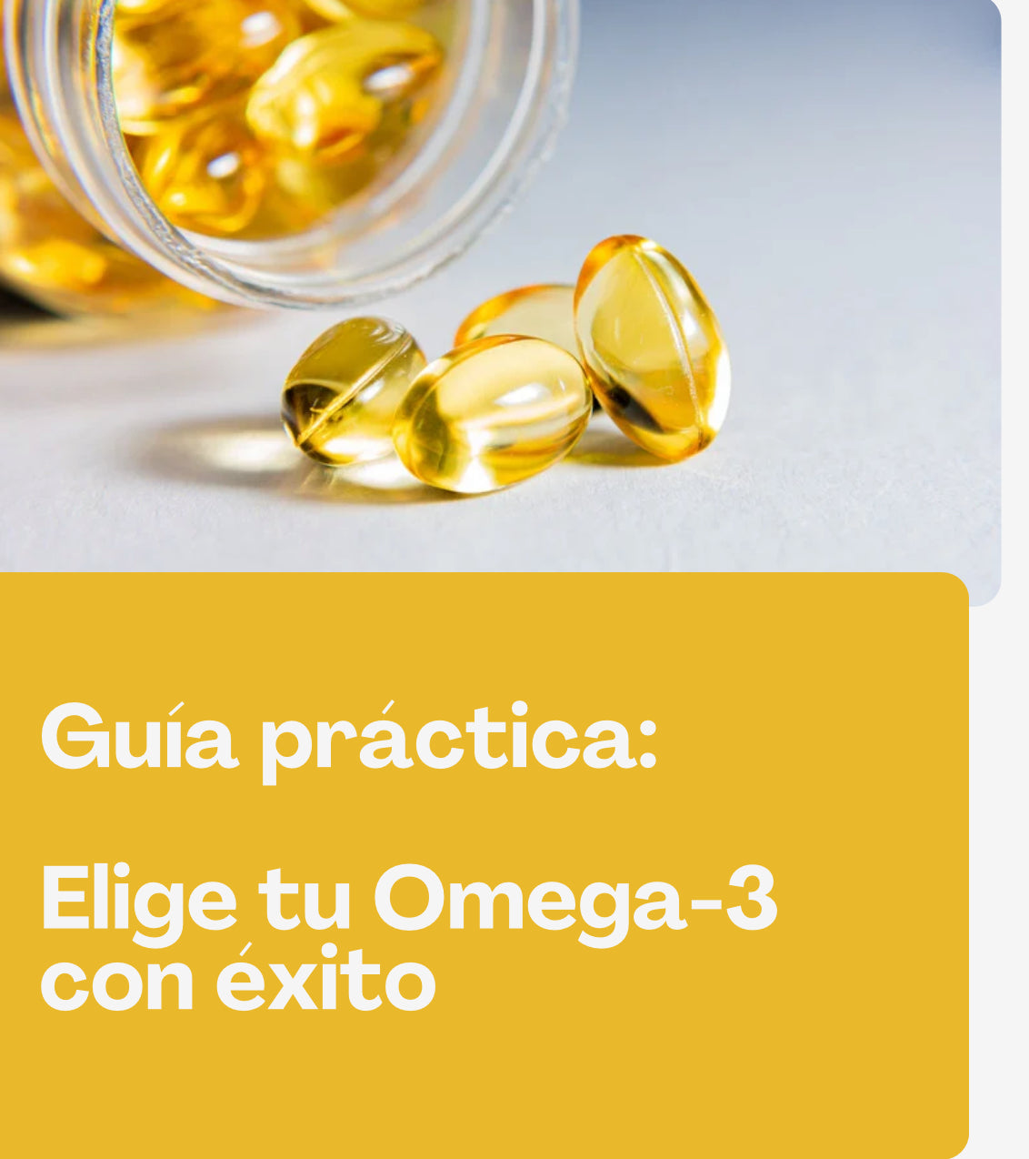 Guía práctica: Elige tu Omega‑3 con éxito